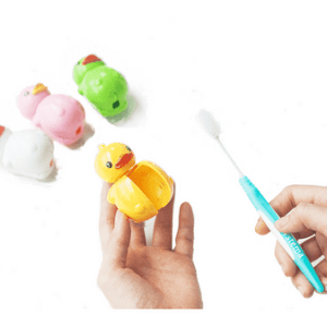 PORTA CEPILLO DE DIENTES CON DISEÑO DE PATITO