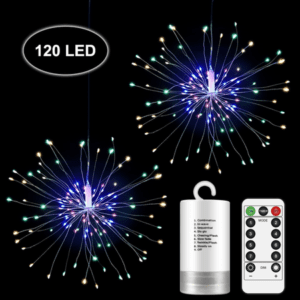 LUZ LED MULTICOLOR TIPO FUEGO ARTIFICIAL