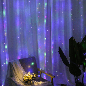 CORTINA LED MULTICOLOR 3M X 2M