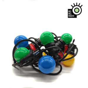 GUIRNALDA LED MULTICOLOR X5 MTS 10 FOCOS LED