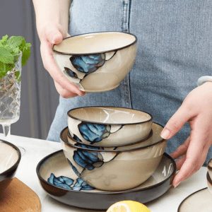 BOWL MAGNOLIA AZUL CERAMICA 15 CM