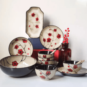 BOWL ENSALADERA CIRUELO CERAMICA 20 CM