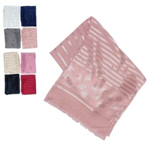 BUFANDA/CHALINA ESTAMPADA PAQ. X12 D-46