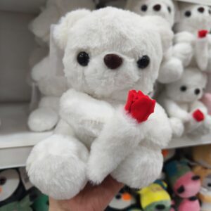 Oso con flor 20cm