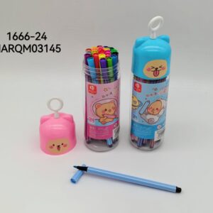 MARCADOR FIBRA 24COLORES 1666-24-80