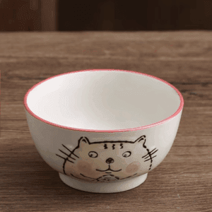 BOWL CERAMICA 4.5" GATO Y PEZ