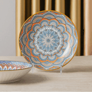 PLATO CERAMICA 8" ESTAMPADO SURTIDOS
