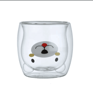 VASO VIDRIO DOBLE OSO 250 ML