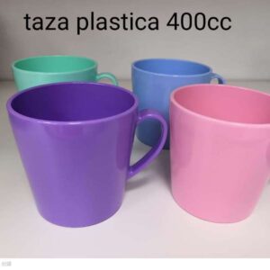 TAZA PLASTICA 400CC-60 LIMA