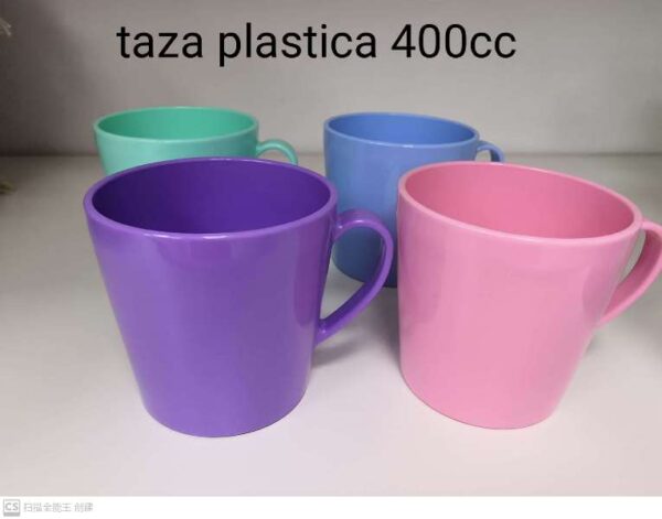 TAZA PLASTICA 400CC-60 LIMA