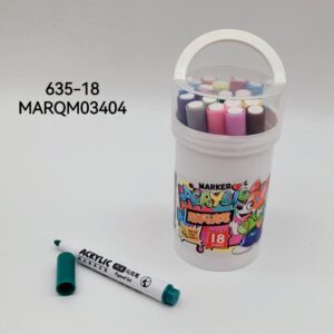 MARCADORES ACRILICO 18COLORES 635-18-80