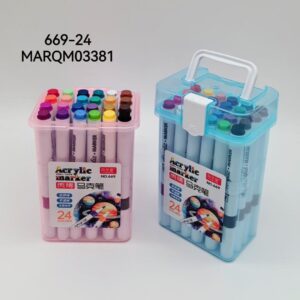 MARCADORES DOBLE PUNTA 24COLORES 669-24-60