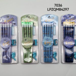 JUEGO LAPIZ NEGRO 10U+SACAPUNTA 7036-256
