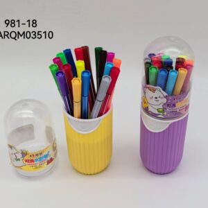 MARCADOR FIBRA 18COLORES 981-18-96