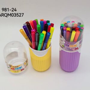 MARCADOR FIBRA 24COLORES 981-24-72