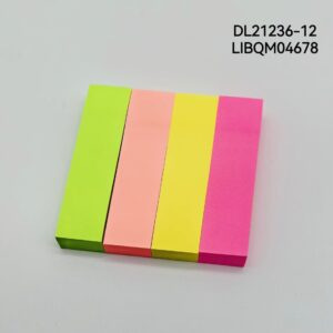 STICK NOTAS FLUO 76*76MM 4P DL21236-12-360