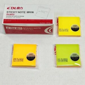STICK NOTAS FLUO 76*76MM DL6022-360