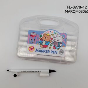 MARCADORES DOBLE PUNTA 12COLORES FL-8978-12-144
