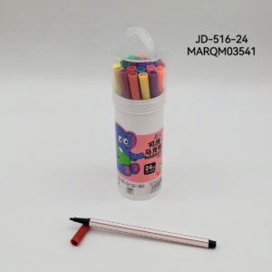 MARCADOR FIBRA 24COLORES JD-516-24-72