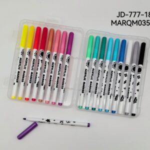 MARCADORES ACRILICO 18COLORES JD-777-18-96