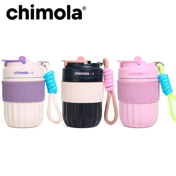Vaso Termico Con Cordon 420 Ml Varios Colores