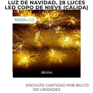 LUZ LED NAVIDAD 28 LUCES SDD-53-A-100
