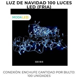 LUZ LED NAVIDAD 100LUCES SDD-59-B-100