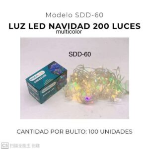 LUZ LED NAVIDAD 200 LUCES SDD-60-100