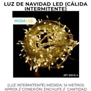 LUZ LED NAVIDAD 200 LUCES SDD-61-A-100