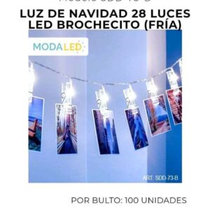 LUZ LED NAVIDAD 28 LUCES SDD-73-B-100