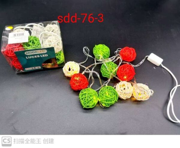 LUZ LED NAVIDAD 10 LUCES SDD-76-3-100