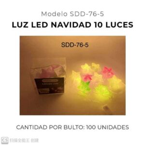 LUZ LED NAVIDAD 10 LUCES SDD-76-5-100
