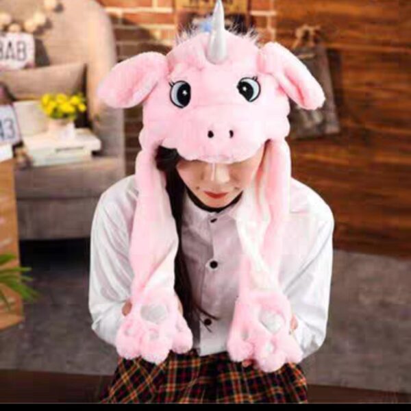 Gorro con luz UNICORNIO