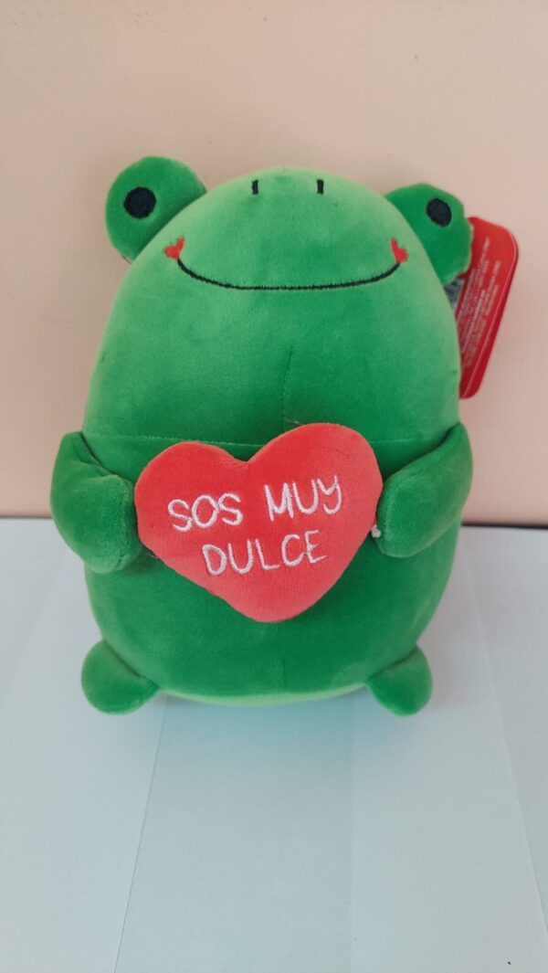 RANA CON CORAZON 25CM