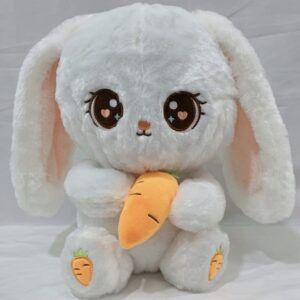 Conejo con zanahoria 30cm