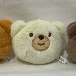 Llavero cabeza oso 3 colores