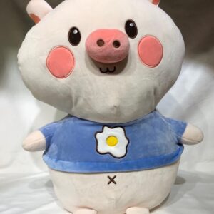 Chancho remera celeste 38cm