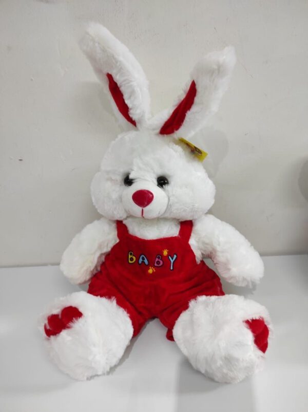 Peluche Conejo perro oso con enterito baby sentado 30cm