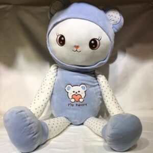 Oso pata larga celeste 80cm