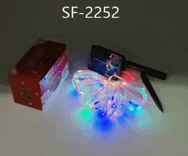 Luz Led Nav. 100 Luces Mcolor Solar Sf-2252-100