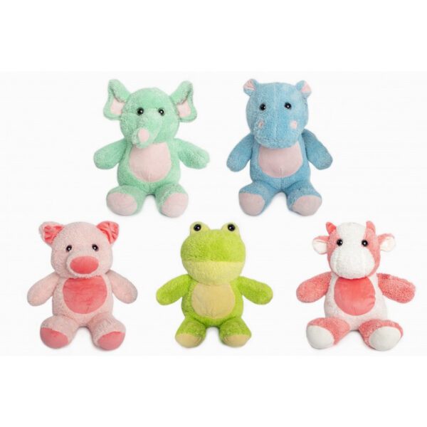 ANIMALES VARIADOS CON BRILLO 38 CM -