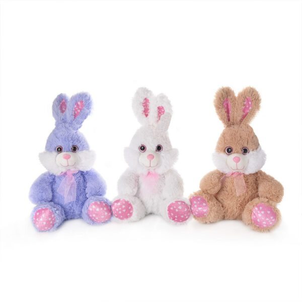 CONEJO  SENTADO  CON  MOÑO  38 CM -