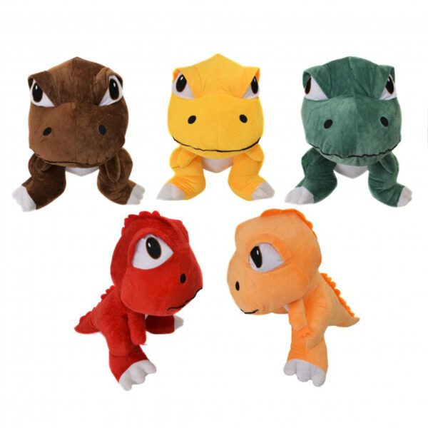 DINOSAURIO SENTADO 5 COLORES 38 CM -
