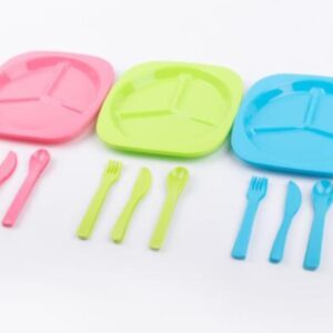 JUEGO PLATOS CON CUBIERTO 2817-150