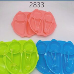JUEGO PLATOS CON CUBIERTO 2833-90