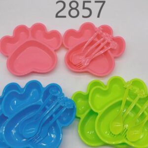 JUEGO PLATOS CON CUBIERTO 2857-120