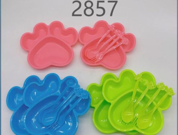 JUEGO PLATOS CON CUBIERTO 2857-120