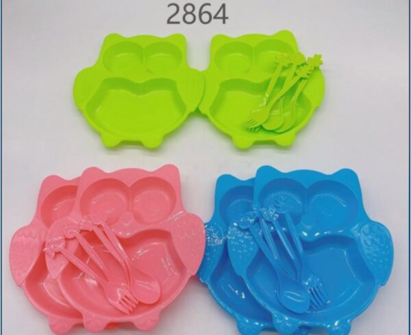 JUEGO PLATOS CON CUBIERTO 2864-120