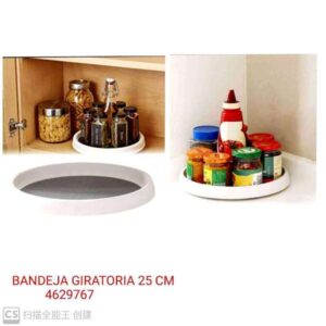 BANDEJA GIRATORIA 25CM 4629767-24