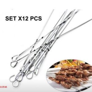 SET*12 PINCHE P/BROCHET 40CM 4910546
